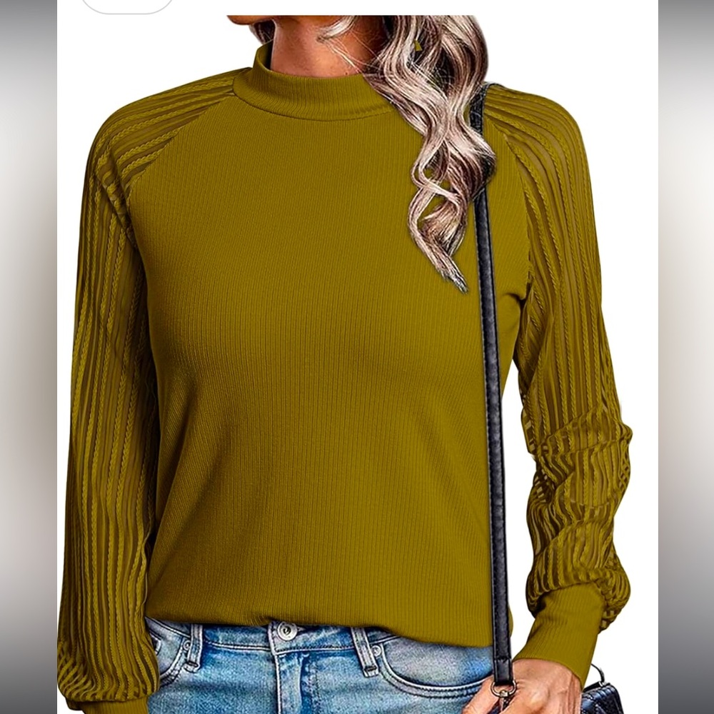 Never worn! Dokotoo long sleeve blouse- sz small